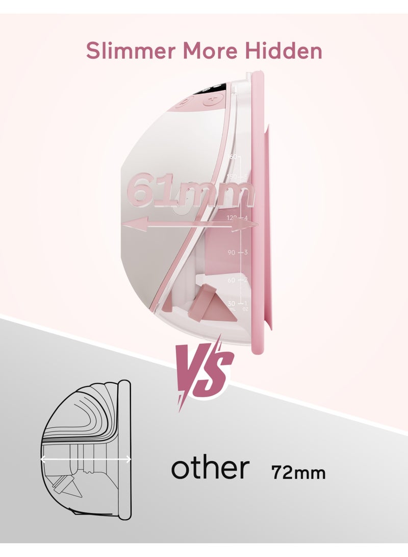 Paruu مضخة ثدي كهربائية قابلة للارتداء P20 بدون استخدام اليدين مع شفط قوي، ضوضاء منخفضة، 4 أوضاع و 12 مستوى - Image 4