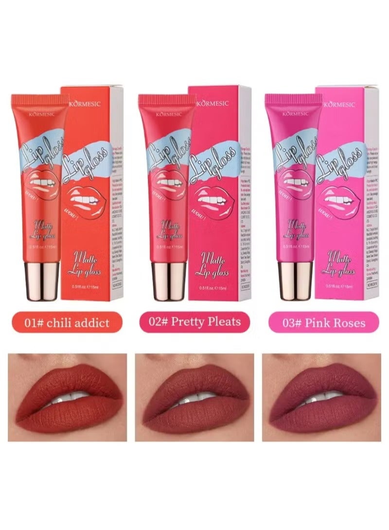 Kormesic Long Lasting Red Lipstick 24 Hour Matte Lipstick - Image 2
