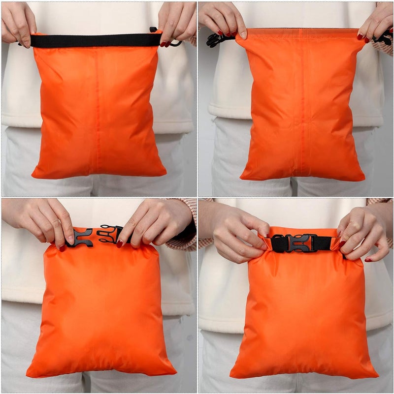 Shappy مجموعة حقائب جافة مقاومة للماء 6 قطع بأحجام 6 خفيفة الوزن مع أحزمة كتف طويلة قابلة للتعديل للأنشطة الخارجية - Image 5