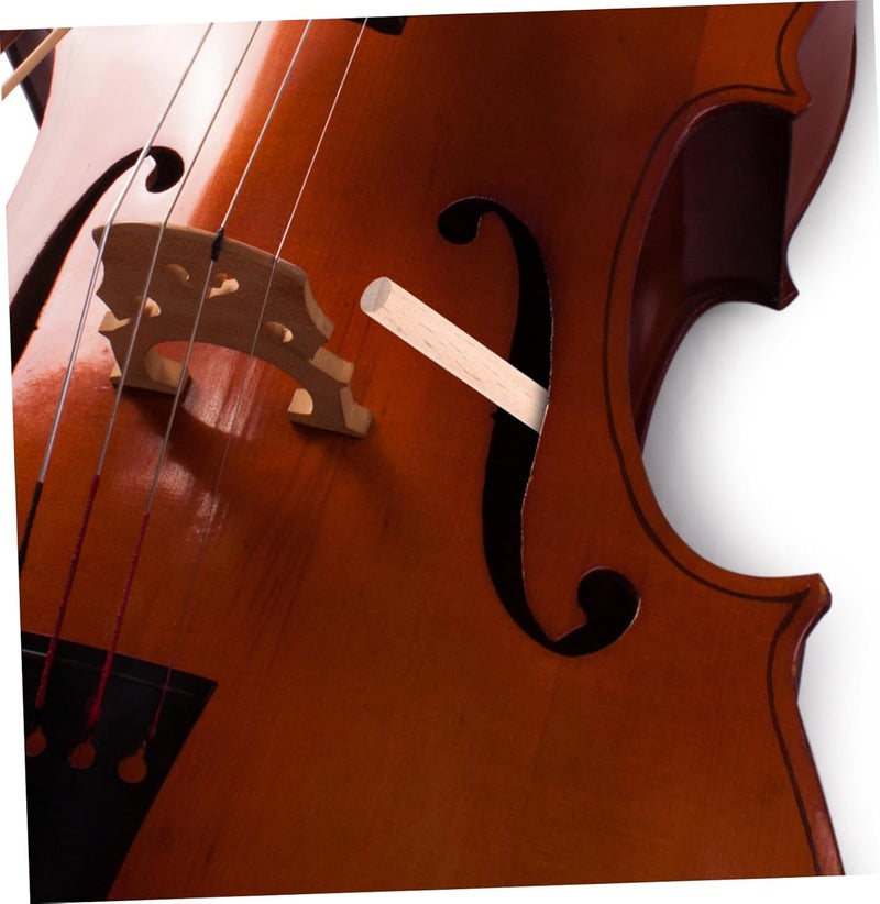 Toyvian 10pcs Enhanced Acoustic Performance Violin Accessories Violin Sound Post Spruce Wood for Professional Violinists - Image 3