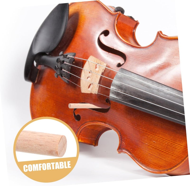 Toyvian 10pcs Enhanced Acoustic Performance Violin Accessories Violin Sound Post Spruce Wood for Professional Violinists - Image 2