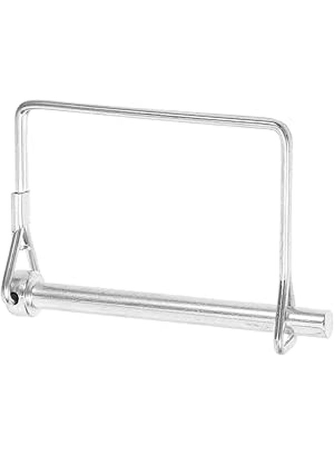 Trailer Coupler Locking Safety Pin 2 Pack Zinc Plated Steel Prevents Accidental Detachment - Image 1