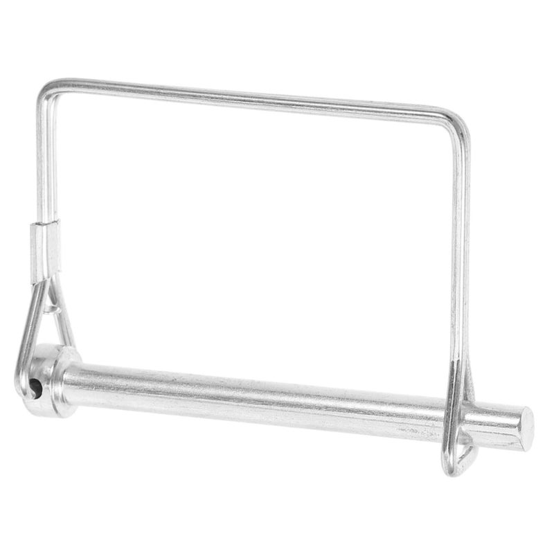 Trailer Coupler Locking Safety Pin 2 Pack Zinc Plated Steel Prevents Accidental Detachment - Image 2
