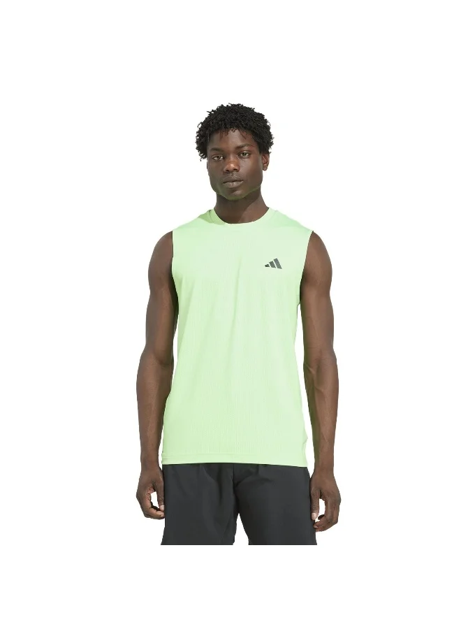 Adidas Adidas Club Tank Top Green T-Shirt (Sleeveless) T-Shirts For Men