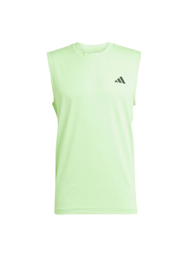 اديداس تيشيرت كلوب بدون أكمام رجالي أخضر