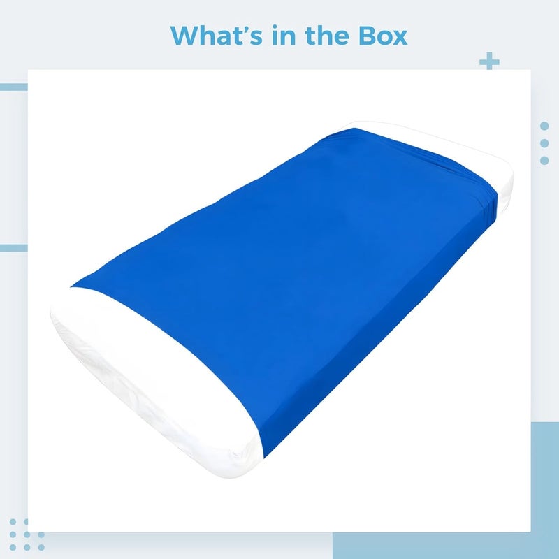 Stretchy Sensory Compression Bed Sheet, Polyester Calming Blanket for Kids, Sleep Aid for SPD, ADHD, Autism, 53.5 X 57.9 Inches - Image 5