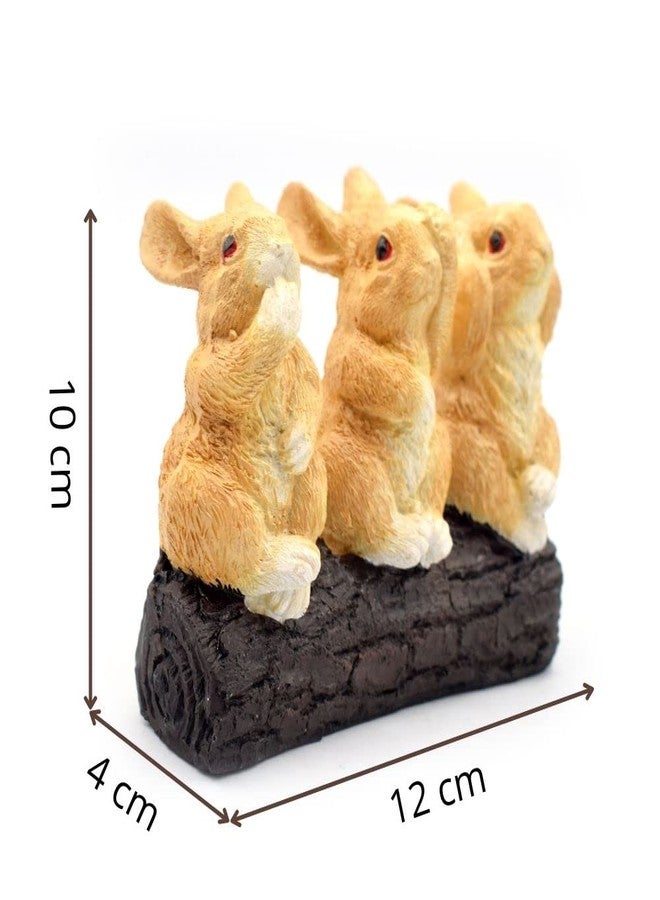 Dalvkot Three Squirrels Showpiece Figurine for Home Decor, Living Room and Office - Image 5