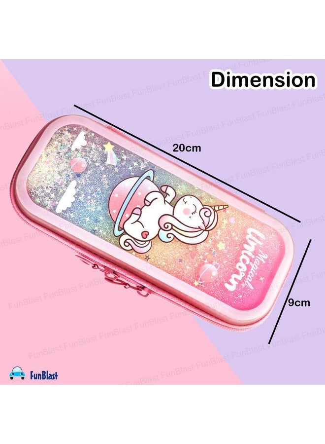 فنبلاست حقيبة أقلام فن بلاست للبنات - حقيبة لطيفة للبنات، حقيبة متعددة الأغراض بسحاب، حقيبة جمالية للبنات، حافظة أقلام كاواي، حقائب لطيفة للبنات، هدية إرجاع للأطفال - عشوائي - Image 2