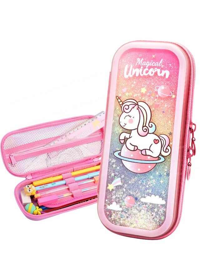 فنبلاست حقيبة أقلام فن بلاست للبنات - حقيبة لطيفة للبنات، حقيبة متعددة الأغراض بسحاب، حقيبة جمالية للبنات، حافظة أقلام كاواي، حقائب لطيفة للبنات، هدية إرجاع للأطفال - عشوائي - Image 1
