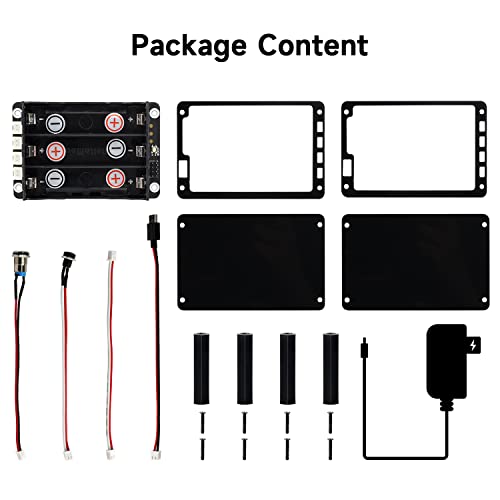 Waveshare Uninterruptible Power Supply (UPS) Module, Supports Charging and Power Output at The Same Time, 3S & 5V 5A Output, Compatible with Raspberry Pi Board - Image 2