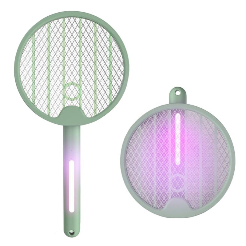 USB 2 in 1 Smart Bug Zapper Folding mosquito killer Powerful Mosquitoes Trap Lamp & Fly Killer Green - Image 1