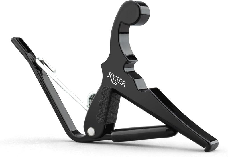 Kyser Musical Products Quick-Change Capo, KBMBA, Black - For Banjos, Ukuleles, & Mandolins, Made in USA, Quality, Strong, Lightweight, Quick & Easy Key Changes, Innovative, Perfect Fit - Image 1