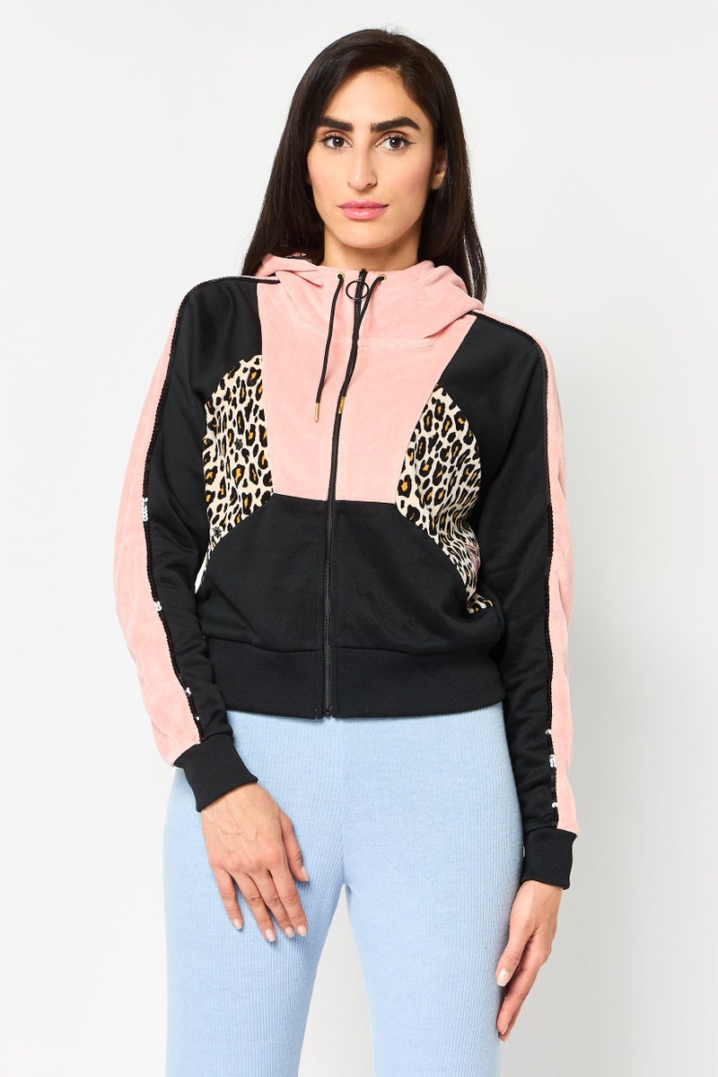 PUMA Women Regular Fit Long Sleeve Outdoor Track Jacket, Multicolor - Image 1