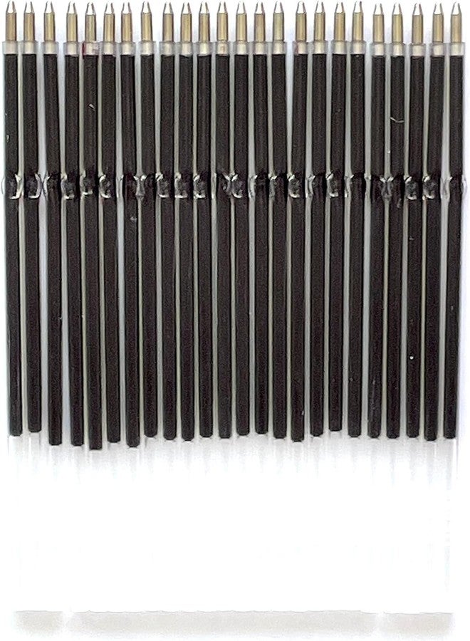 sencoo Senco 24 Pack 0.7 mm Black Retractable Pen Refills Replacement Ink Refills for Retractable Pens - Image 1