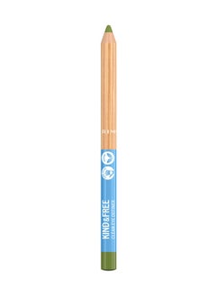 RIMMEL LONDON Kind & Free Clean Eyeliner Pencil - 004 - Soft Orchard Green, 1.1g  - Image 1
