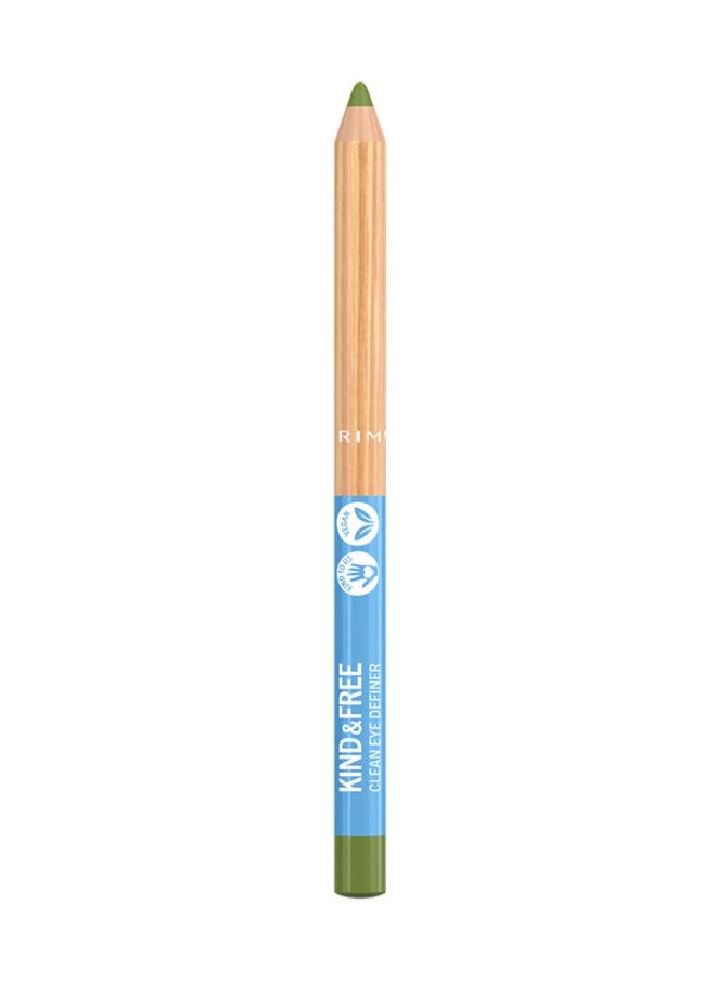 RIMMEL LONDON قلم تحديد العيون كايند آند فري كلين - 004 - سوفت أورشارد جرين، 1.1 جرام  - Image 1