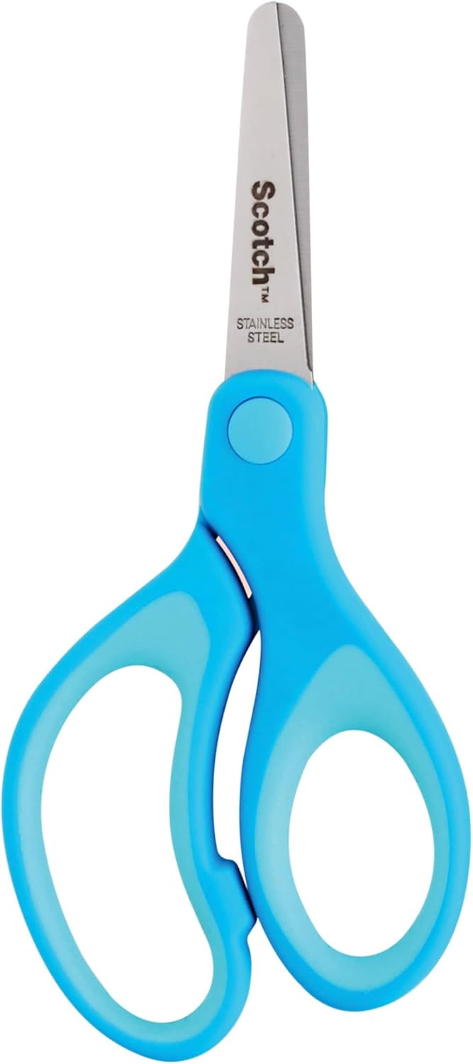 Scotch Kids Scissors 5" with Blunt Tip - Safe for Children, Assorted Colors - Image 2
