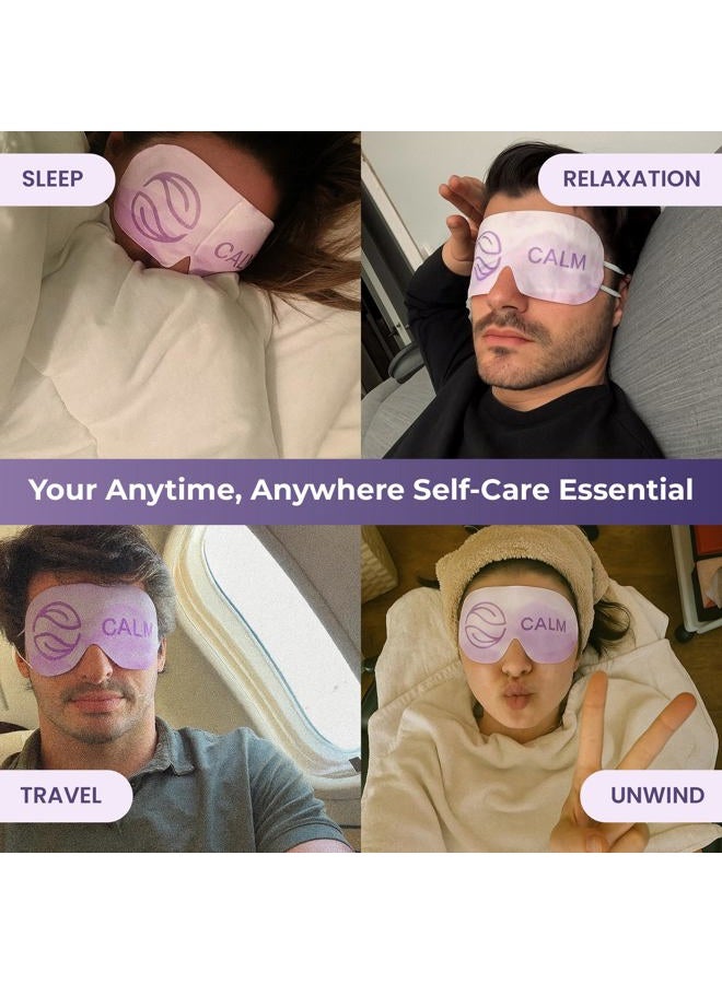 Body Restore Heated Eye Mask for Dry Eyes 5 Pack - Self Heating Warm Compress, Christmas Stocking Stuffers, White Elephant, Birthday Gifts for Women, Men, Stye Eye Treatment, Relaxation - Variety - Image 5