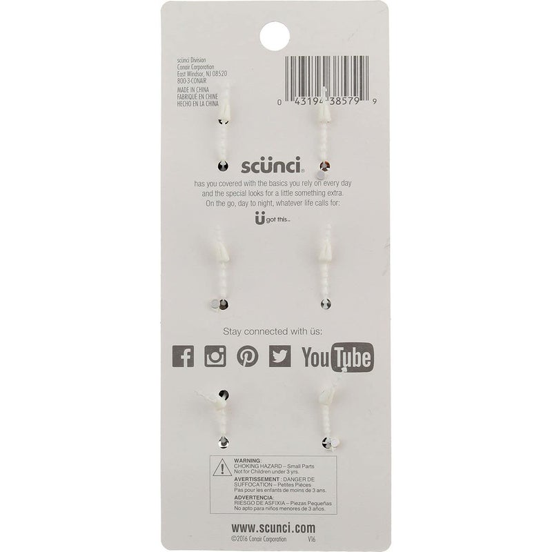 Scunci Beauty Octopus Jaw Size 6pk Scunci Efforless Beauty 4cm Octopus Jawclips, 6 Pack - Image 3