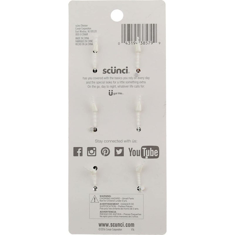 Scunci Beauty Octopus Jaw Size 6pk Scunci Efforless Beauty 4cm Octopus Jawclips, 6 Pack - Image 5