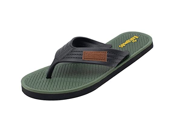 BAHAMAS Men's Slippers/Men's Flip flop/Men's Daily Use Slipper (Black-Olive, numeric_7) - Image 2