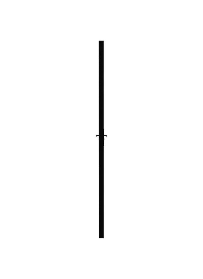 فيداكسل الباب الداخلي ESG الزجاج والألومنيوم 83x201.5 سم أسود  - Image 2