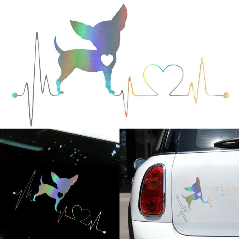 Car Stickers 11 Inch: Metallic Reflective Effect - Residue-Free Easy Install Decorative Decals for Vehicle Decoration and Safety Enhancement - Image 2