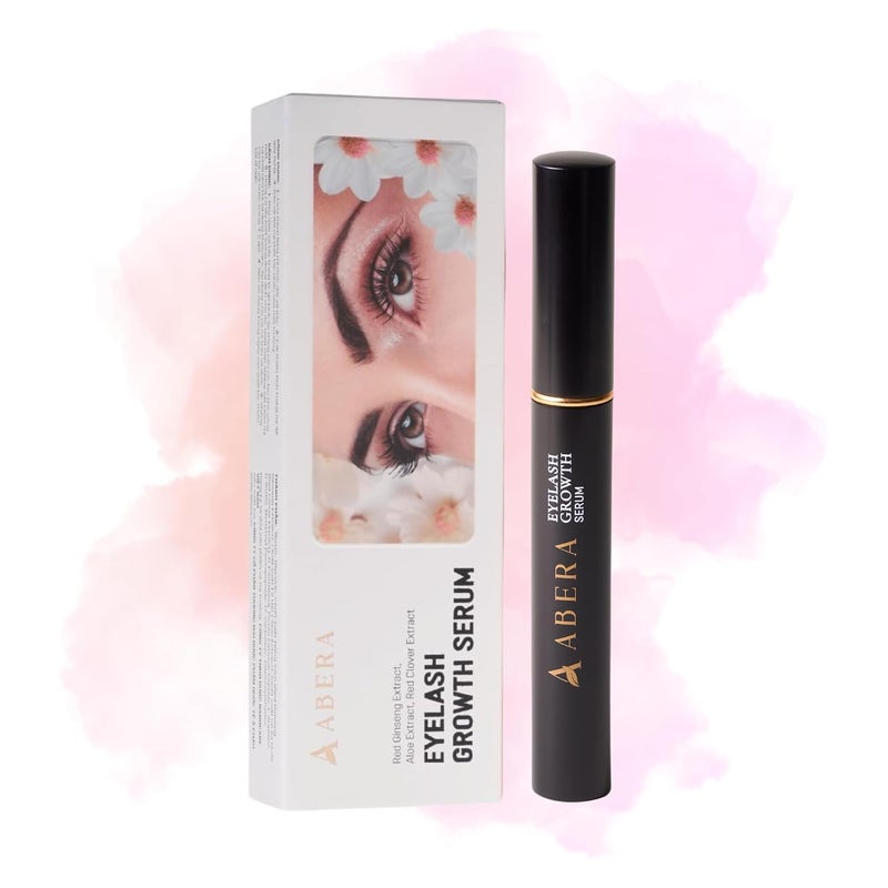 Abera Misan Eyelash Growth Serum Natural Lash Booster with Red Ginseng Biotin Omega 369 Fuller Longer Thicker Lashes Safe for Sensitive Eyes 1 Box - Image 1