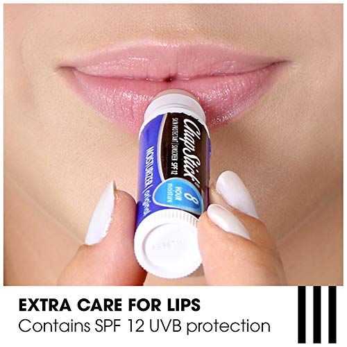 ChapStick Moisturizer 2-in-1 Lipcare SPF 15, Original, Black Cherry, Cool Mint, 3-Pack – Sunscreen Lip Balm with Aloe Vera and Vitamin E, 0.15 Oz Ea - Image 4