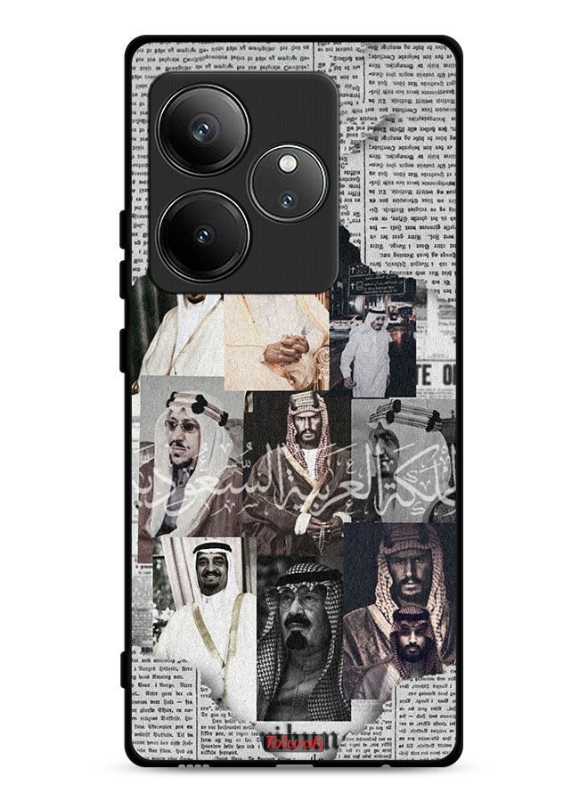 Tolwak Realme GT 6T 5G Protective Case Cover Saudi Kings In News Paper - Image 1