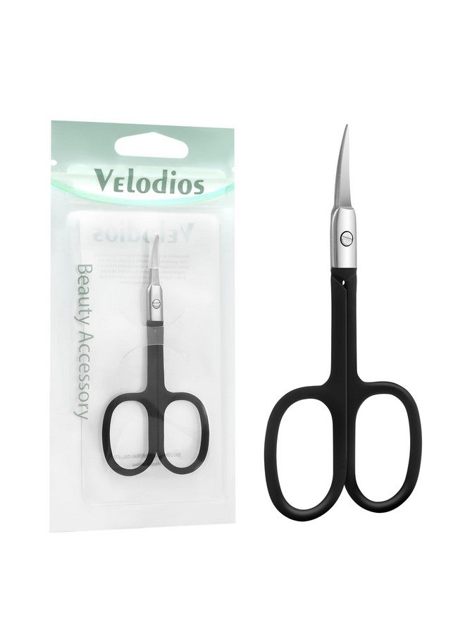 Velodios Elodios Premium Grooming Scissors For Men And Women Curved Tip Clippers For Facial Hair Eyebrow Nose Hair Mustache Beard Eyelashes Ear Cuticle And Dry Skin Grooming Kit - Image 2