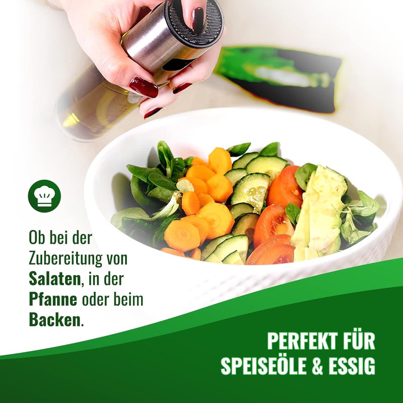 GREEN WISE Oilsprayer for Olive & Vine Oil Spray Bottle, Continuous Spray, 3 OZ, for Cooking, Salad Dressing, BBQ and More - Image 4