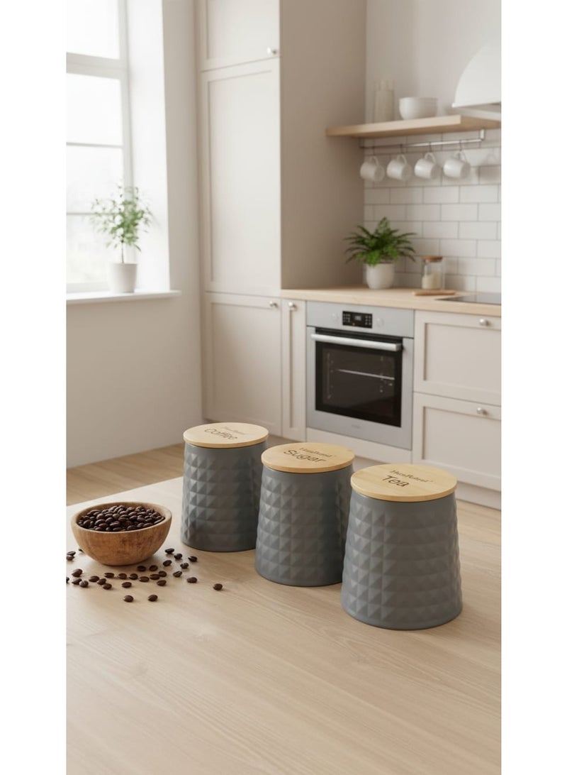 Home Tea, coffee and sugar storage jars - Image 1