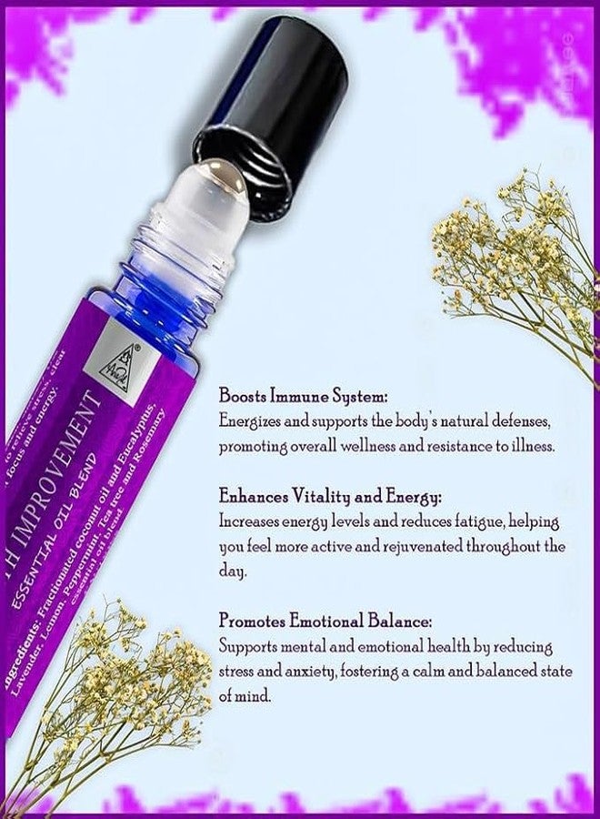 Anshil Health Improvement Essential Oil Blend Roll-On | Boost vitality and enhance well-being | Energized with Reiki | Unisex Roll-On | Aromatherapy Roll-On (10ml) - Image 4