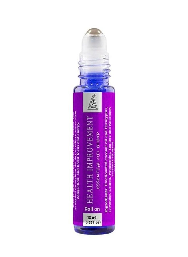 Anshil Health Improvement Essential Oil Blend Roll-On | Boost vitality and enhance well-being | Energized with Reiki | Unisex Roll-On | Aromatherapy Roll-On (10ml) - Image 2