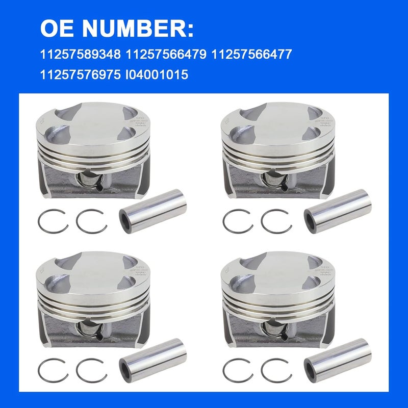 Piston Ring Replacement Kit, Suitable for BMW 2011-2016 F20 116i 118i 120i for MiNi 2006-2015 R55 R56 1.6T Replace Number 11257589348 11257566479 11257566477 11257576975 I04001015 - Image 4