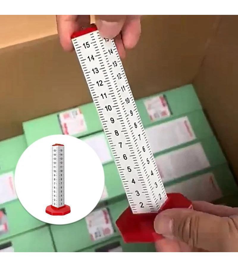 Red 2pcs Tile Laying Leveling Squares High Precision Portable Measuring Tool - Image 4