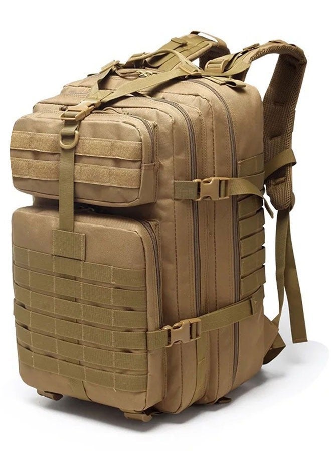 WINEENEE 45L Military Tactical Backpack for Men Waterproof Hiking Bag for Camping Travel Gym Work Large Durable Outdoor Sport Backpack Anti-Theft Perfect for Desert Trips Picnics - Image 1