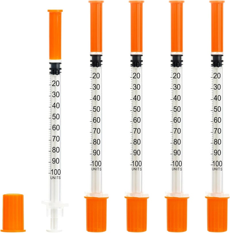 BeHerk 1ml/cc 31G 1/4 Inch Syringes, Disposable Syringe, Individual Wrapped, 20 Pack - Image 1