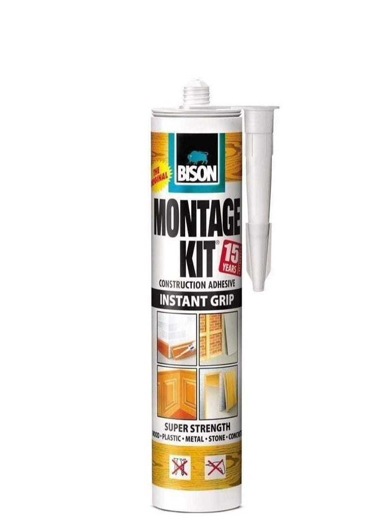 Bison Montage Kit Instanty Grip Construction Adhesive 350G