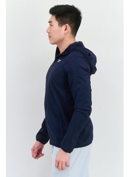 Reebok Men Sportswear Fit Long Sleeves Training Jacket, Navy  - Image 2