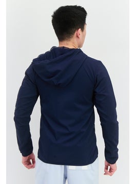 Reebok Men Sportswear Fit Long Sleeves Training Jacket, Navy  - Image 3