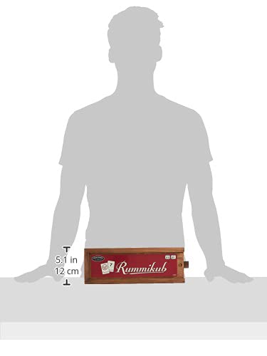 Front Porch Classics, Rummikub Vintage Edition in All-Wood Storage Case with 4 Built-in Player Trays and 106 Rummikub Tiles, for 2 to 4 Players Ages 8 and Up - Image 3