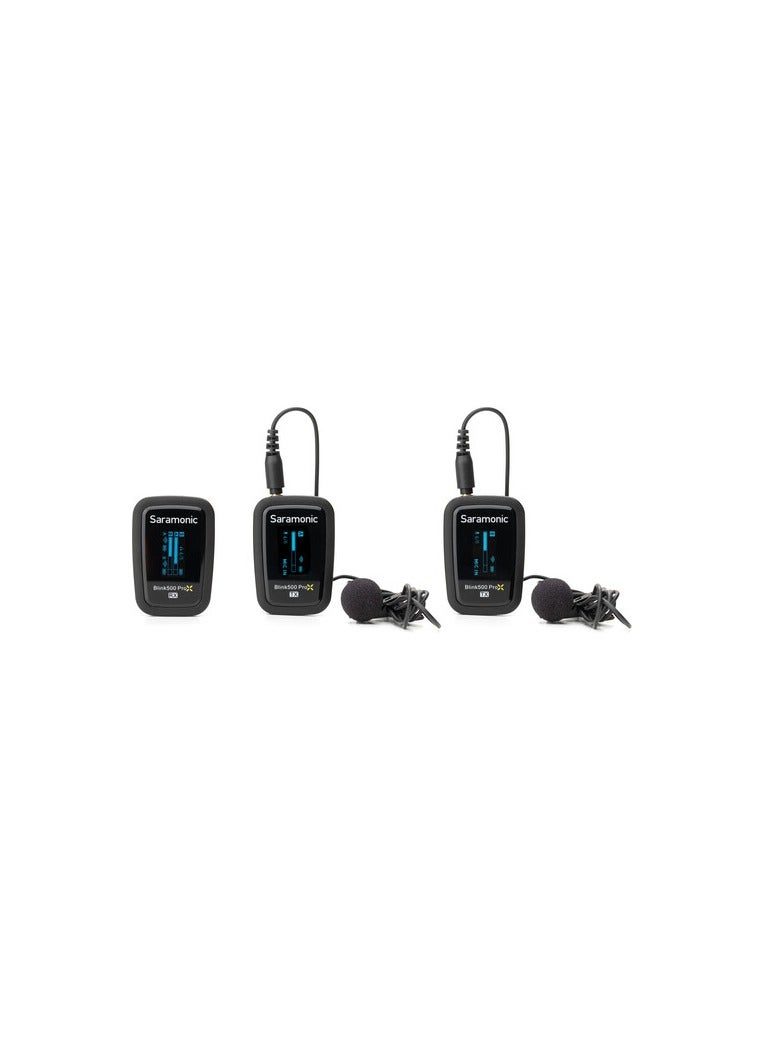 Saramonic Blink 500 ProX B2 2-Person Digital Camera-Mount Wireless Omni Lavalier Microphone System - Image 1