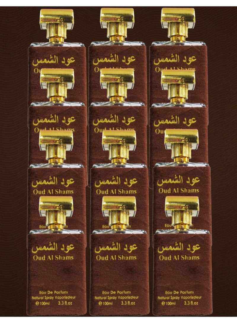 Oud Al Shams 12 Pieces Oud Al Shams Perfume 100 Ml EDP