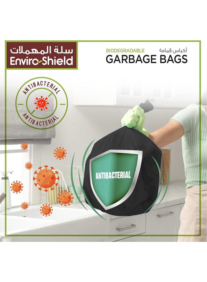 EnviroShield Biodegradable & Antibacterial 30 Gallon 20 Garbage Bags X 2 Rolls Value Pack Multicolour - Image 5