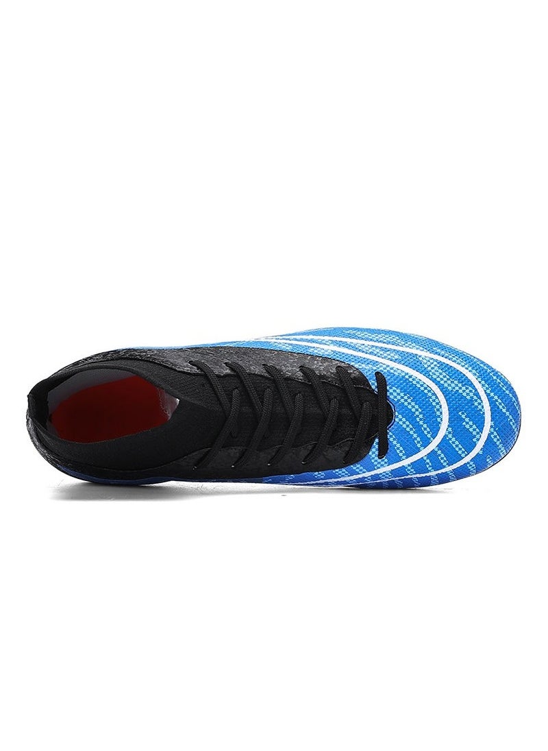 2024 New High Top Anti slip Football Shoes Outdoor Indoor Professional Youth Boys Football Shoes Unisex Football Cleats  - Image 3