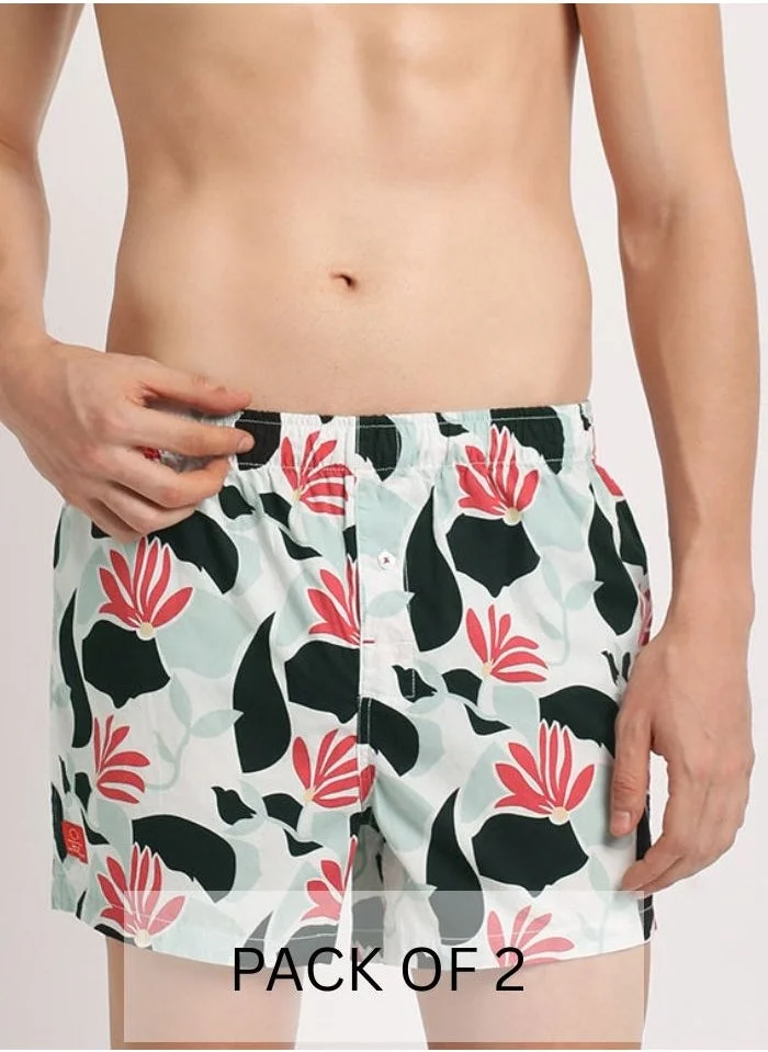 THE BEAR HOUSE Mens Cotton Boxers Multipack Soft Breathable Underwear for Men Loose Fit Comfortable Boxer Shorts for Daily Wear