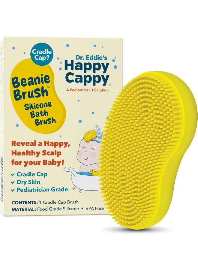 Happy Cappy Happy Cappy Beanie Brush - Cradle Cap Brush for Babies  - Image 1
