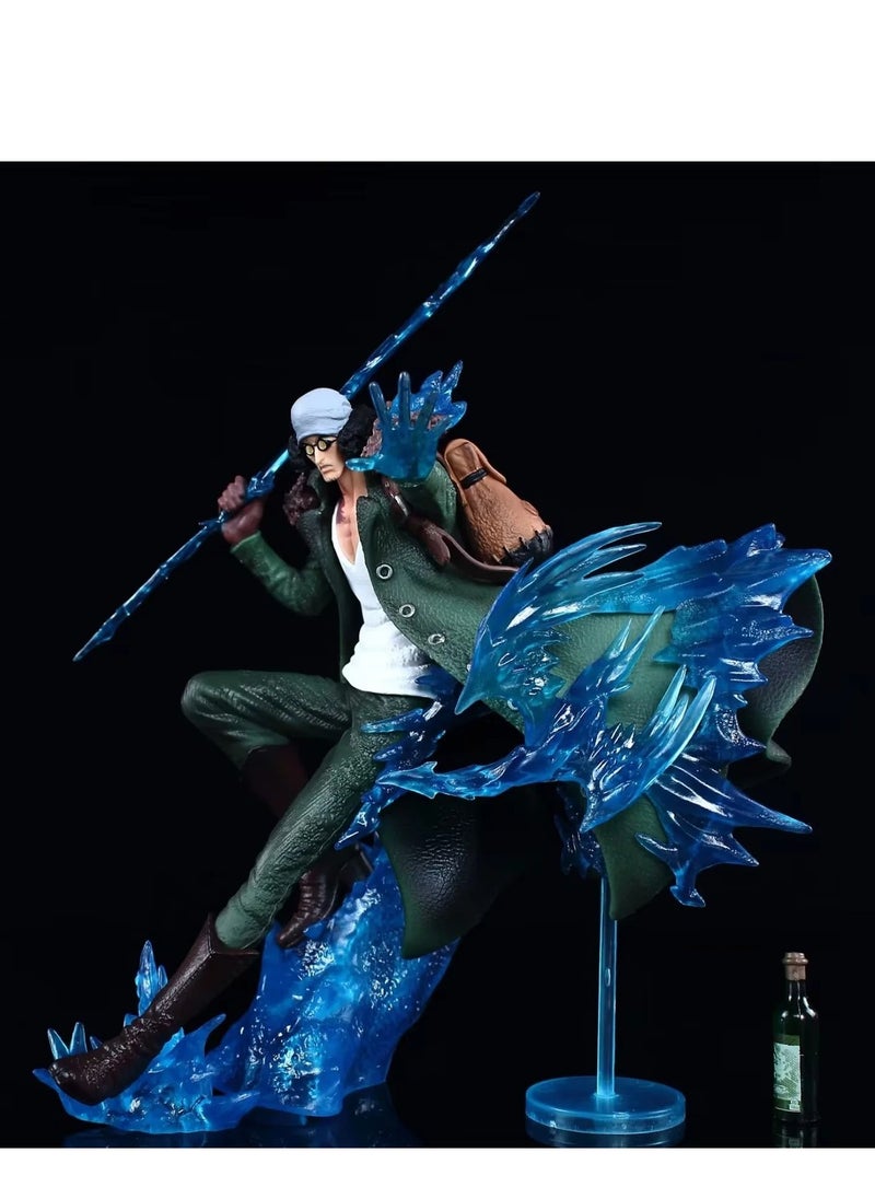 One Piece POP Admiral LX Ao Kiji Rebel Double-Sided Statue, Non-Glowing, Boxed Figurine, Eco-Friendly PVC Material, Approximately 23CM Height  - Image 2